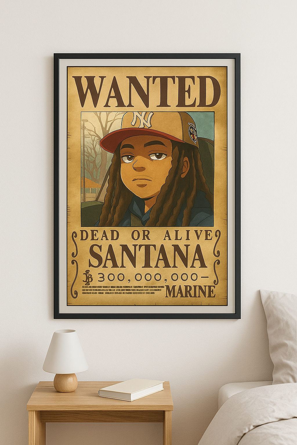 Custom One Piece Wanted Poster 16x 20 In